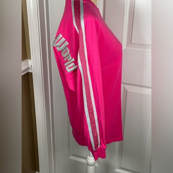 Disney‎ Parks Imagination Pink Magic Mirror Spirit...Jersey XS Oversized - Picture 7 of 8